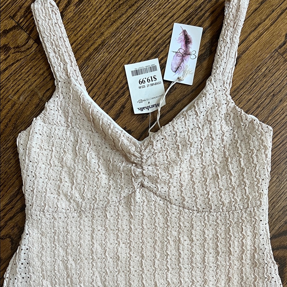 Jessica Simpson NWT Textured Maxi Dress Cottagecore Barbie Romantic Fairycore - Picture 4 of 9